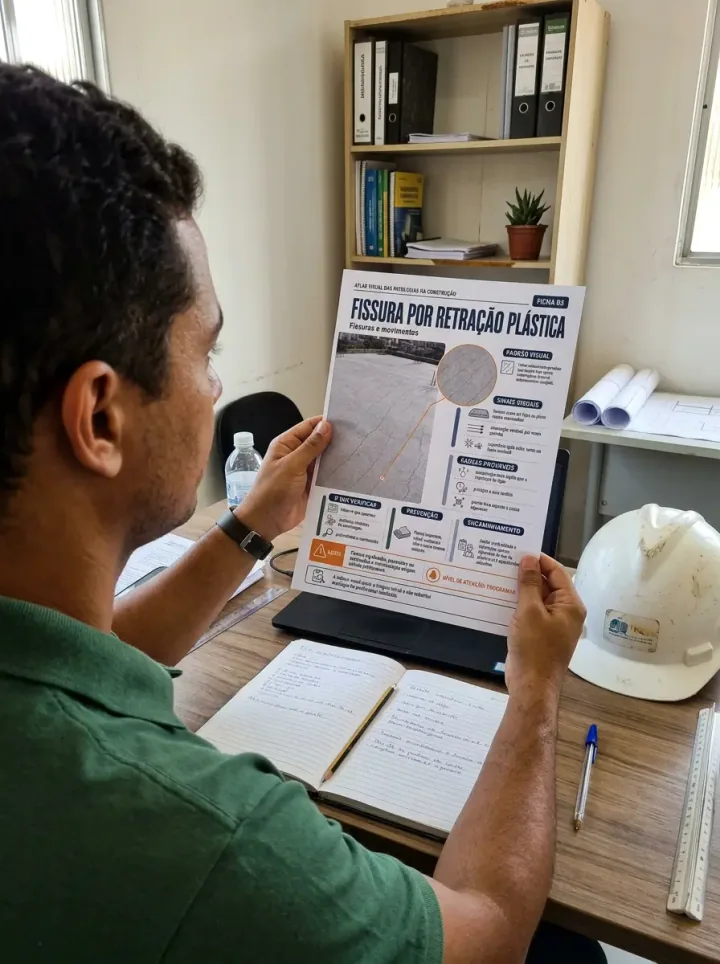 Manual da Obra sendo utilizado 2